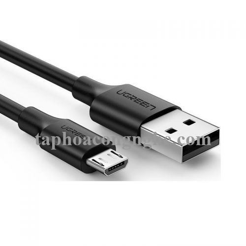 Ugreen 60827 3M màu đen cáp Micro Usb 2.0 mạ nickel chống nhiễu us289 30060827
